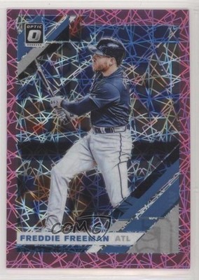 2019 Panini Donruss Optic Pink Velocity Prizm 43/199 Freddie Freeman #175 1k5