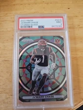2022 Panini Prizm Ja'Marr Chase #SG-19 Stained Glass SP - PSA 9 SSP Bengals