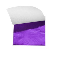 100PCS 3.3"x3.1" Foil Sheet Purple