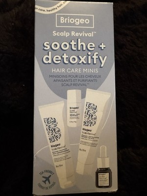 Briogeo Scalp Revival Soothe + Detoxify Hair Care Minis FOUR PIECES!