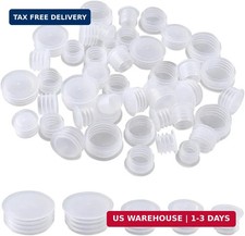 50PCS Plastic Salt and Pepper Shaker Stopper Replacement Plugs 3/8 to 3/4 Inch