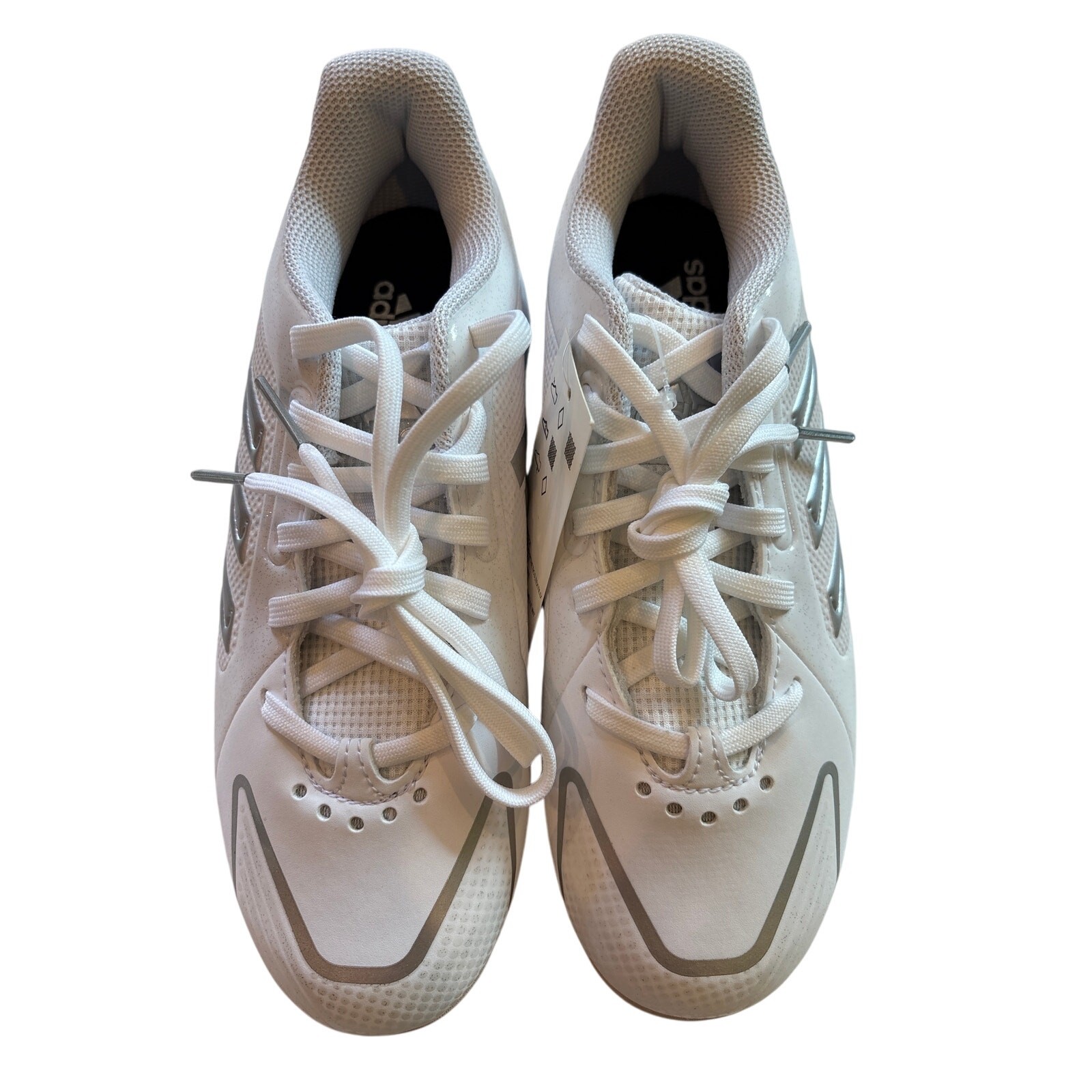 Adidas PureHustle MD Softball Cleats FV9047 White Women Size 8.5