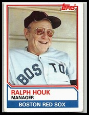 1983 Topps #786 Ralph Houk Boston Red Sox