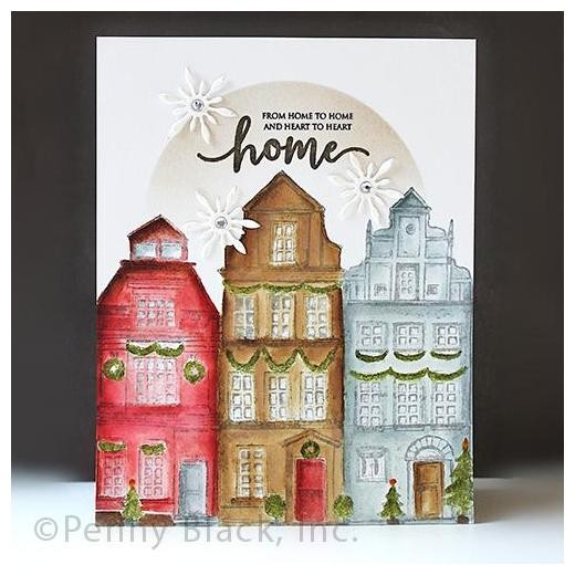 Penny Black Clear Stamps - Home Builder 31-068