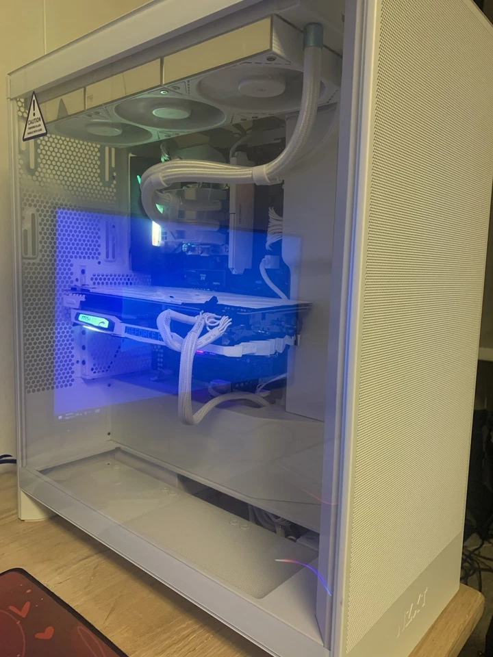 White Mid End Gaming Pc Intel I5 7th Gen Rtx 2070 MSI 8gb Ram 3200mhz - Image 2 of 2
