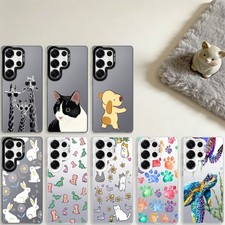 For Samsung Galaxy S25 S24 S23 S26 Ultra Cute Animal Shockproof Cover Phone Case