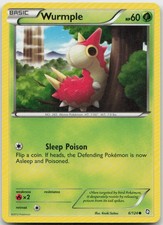Wurmple 6/124 Common Dragons Exalted Pokemon MP