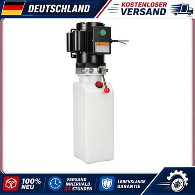 10L Hydraulikaggregat Doppelwirkend Hydraulische Pumpe 220V Hydraulikpumpe