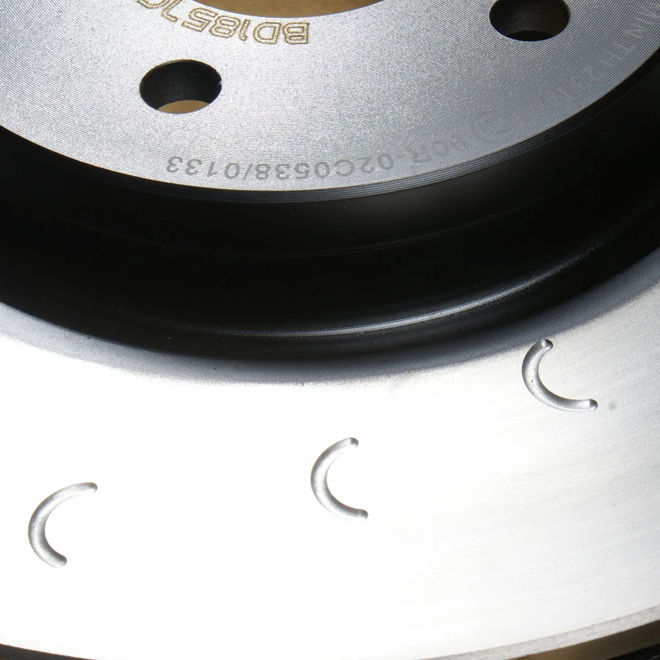 R56 Mini Cooper Front Brake Discs HALO C Hook Grooved - Image 3 of 4