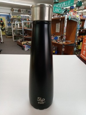 Sip By S'well 15oz Black Insulated Travel Bottle