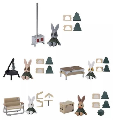 Adult Collectible DOD Figure Camp 02 Mini Figure Set 5 Types Collectible Figure
