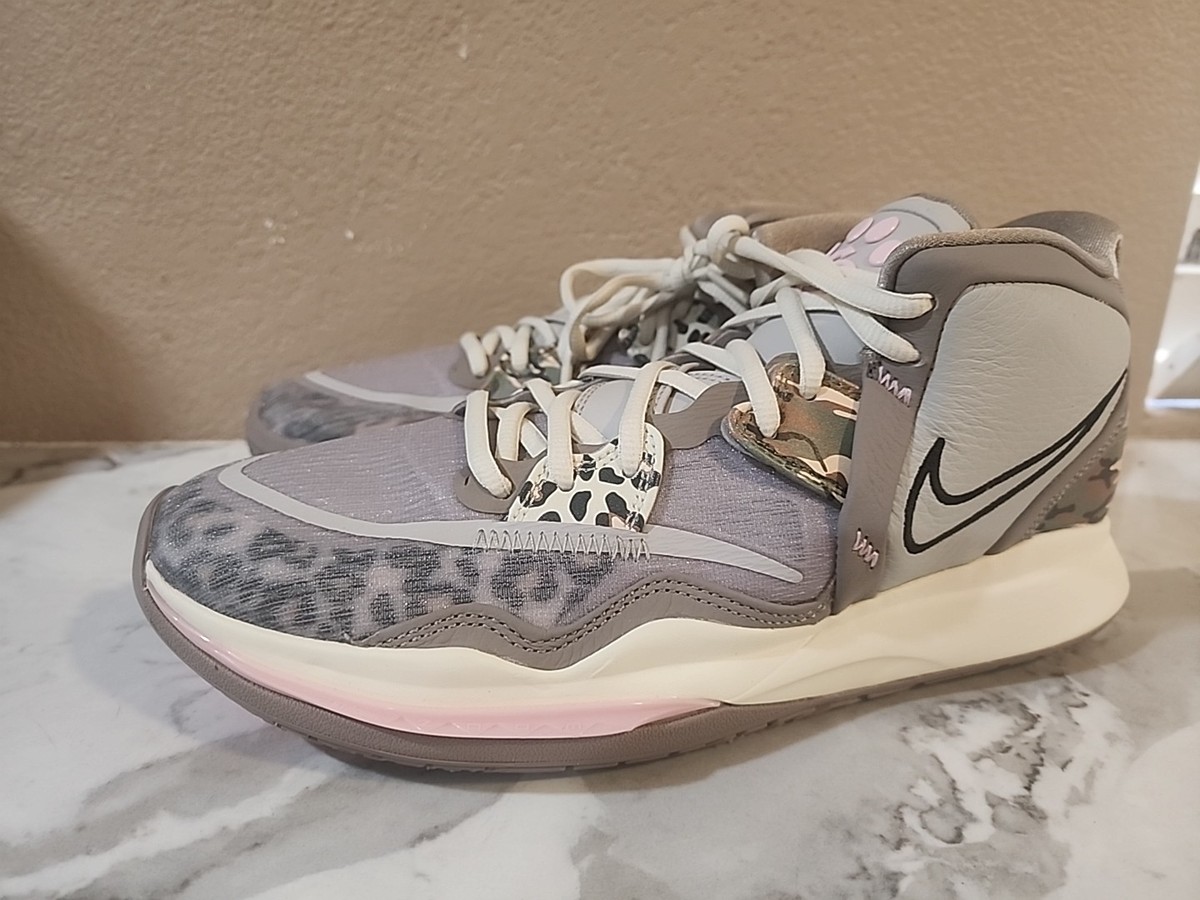 Nike Kyrie Infinity Leopard Camo Mens Sz 12 Gray Basketball
