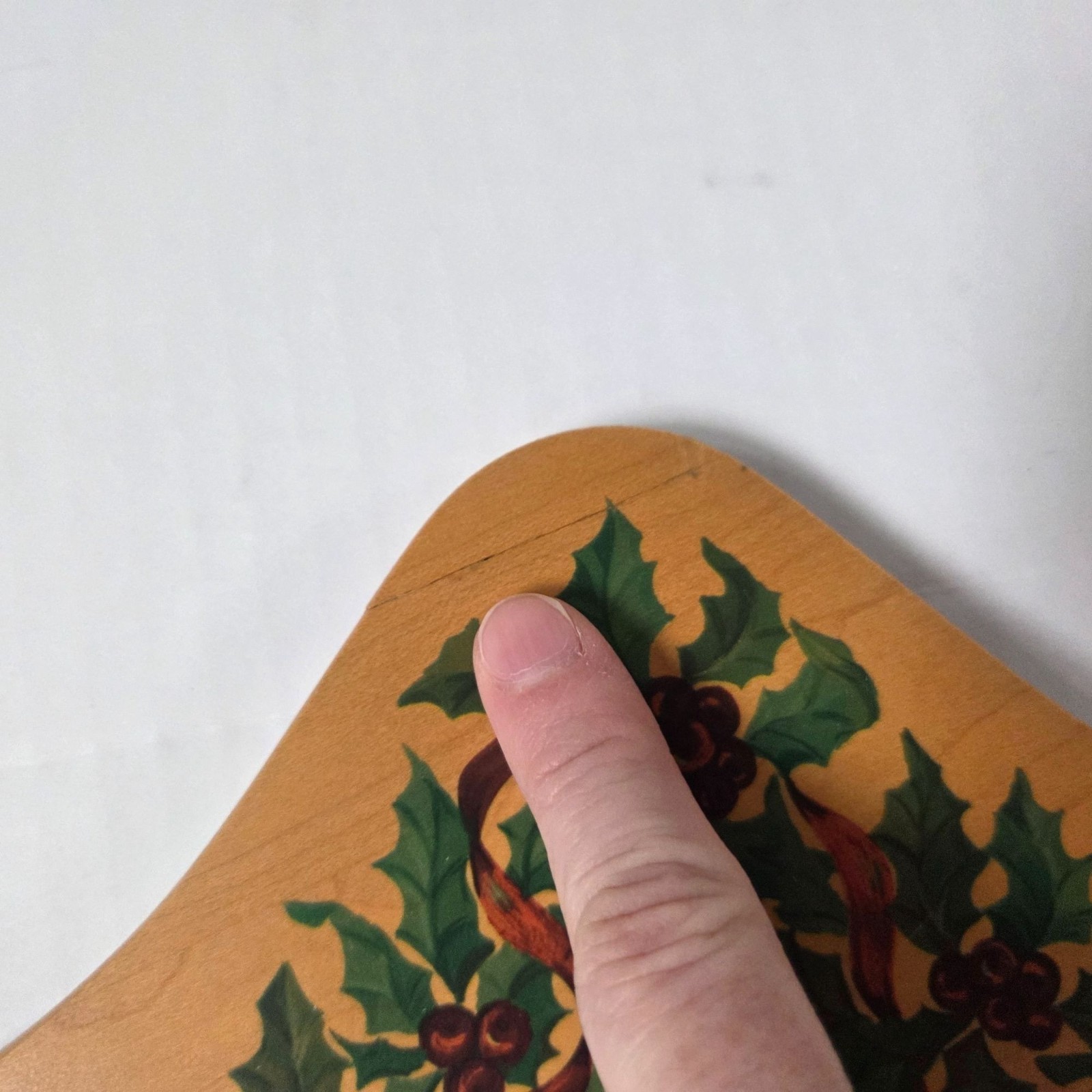 Longaberger Shining Star Basket Woodcrafts Lid Holly Berry Christmas READ