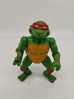 1988 Teenage Mutant Ninja Turtles Raphael Soft Head Action Figure Playmates Red