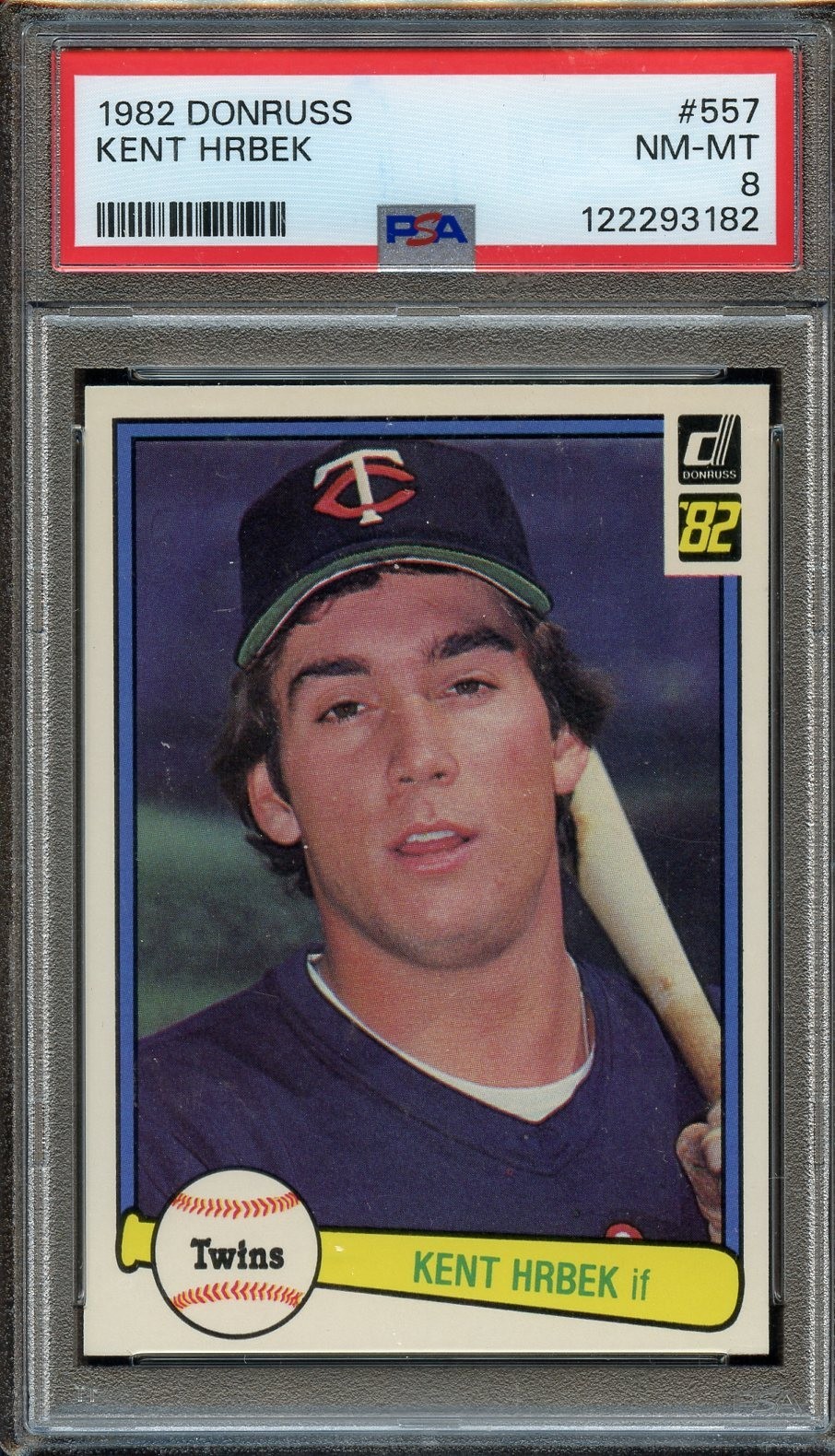 1982 Donruss #557 Kent Hrbek PSA 10 GEM MINT RC Twins