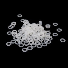 120Pcs O-Ring Switch Dampeners White Keycaps Rubber for Key Cap O Ring Replace P