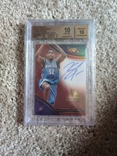 2015 Karl-Anthony Towns Select. Rookie Signatures Copper Auto 24/49 BGS 10...