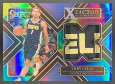 Trey Lyles 2017-18 Panini Select X Factor Game Worn Patch Tie Dye Prizm /25