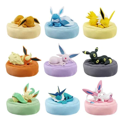 MINISO Pokemon Figure - Eevee Sleeping Blind Box Fantasy Cute Anime Collectible Display