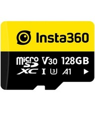 Insta360 128GB microSDXC Memory Card, V30, A1, UHS-I, 90 MB/s 128GB, Yellow