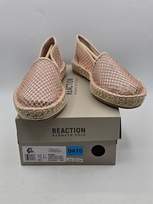 Kenneth Cole REACTION Women's Bonne Boat Shoe Almond Crystal Mesh - Sz 10 M