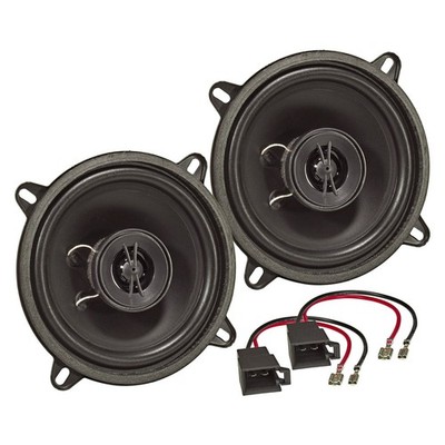 Lautsprecher Einbau-Set kompatibel mit VW T4 Golf I Cabrio Golf II Fronttür 130m