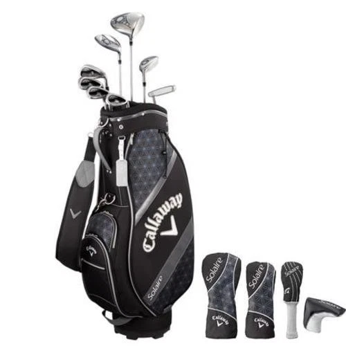 Ensemble club noir femme CALLAWAY SOLAIRE et sac caddie modèle 2018 droitier - Photo 1/4