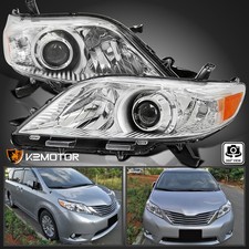 Fits 2011-2020 Toyota Sienna Halogen Projector Headlights Headlamps Leftright