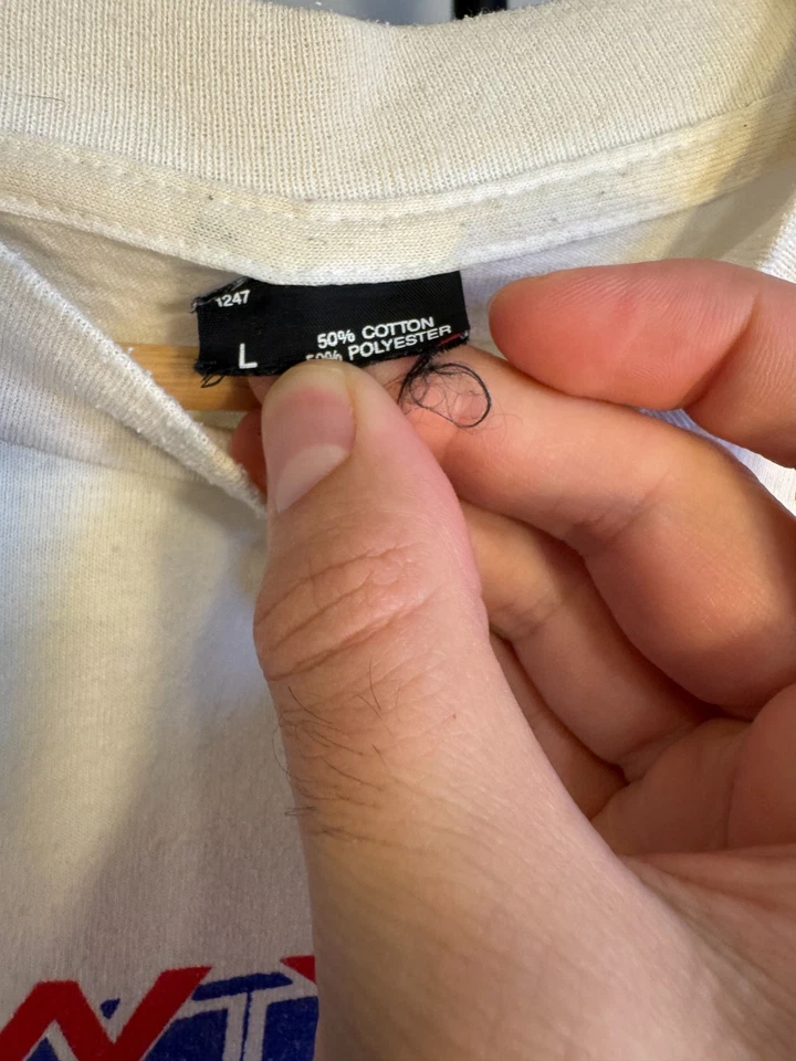 Camiseta De Colección 1996 New York Yankees Serie Mundial Mediana Torres Gemelas Foto 3 de 3