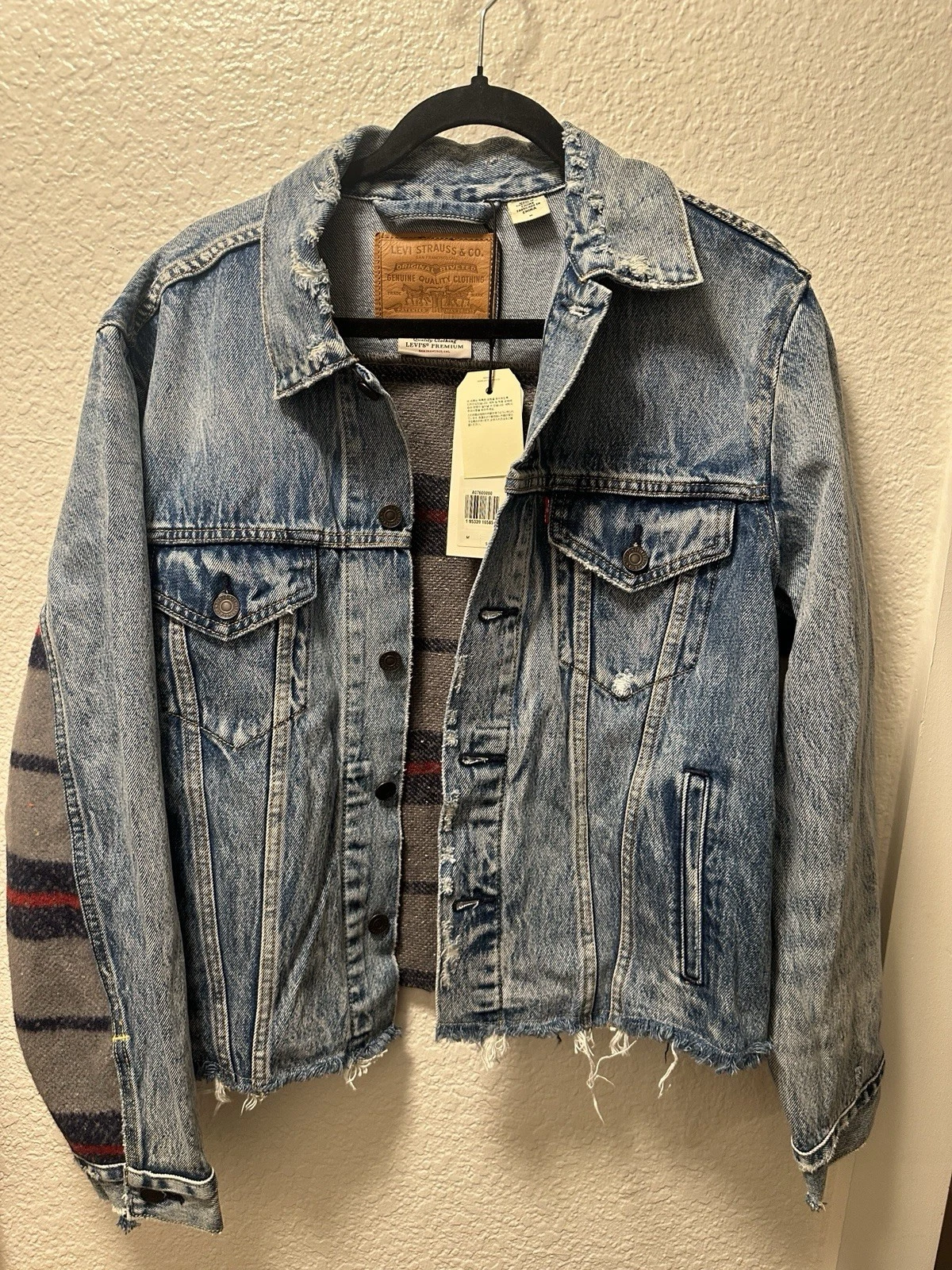 Levi's Premium Men's Blanket Back Trucker Jacket Size Medium