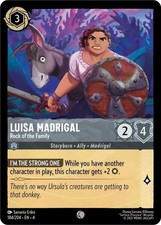 Disney Lorcana TCG Ursula s Return - Luisa Madrigal - Rock of the Family 184/204