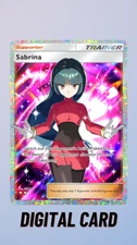 Pokemon TCG Pocket Sabrina Full Art Genetic Apex Trade 2 Star ⭐⭐ (English)