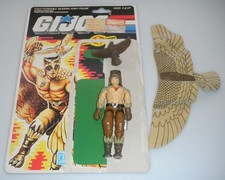 Vintage 1987 Cobra Raptor & File Card G.I. GI Joe 100% Complete Figure 3.75 ARAH