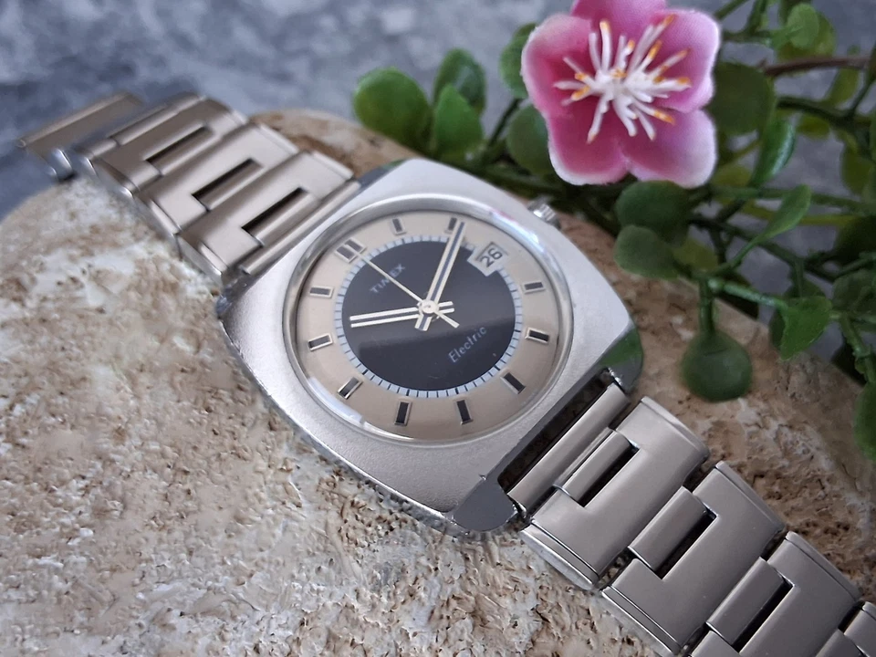 Reloj Timex Eléctrico Vintage 1973 Funcionando Hombre "Electric Bandit" Muy Raro Foto 4 de 4