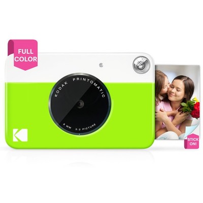 KODAK Printomatic Digital Instant Print Camera, Uses Zink 2x3 Photo Paper, Green