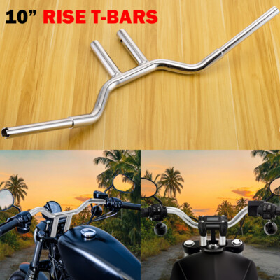 10'' Inch MX-T Bars Handlebar Fit For Harley Softail Sportster XL Dyna Wide Glide