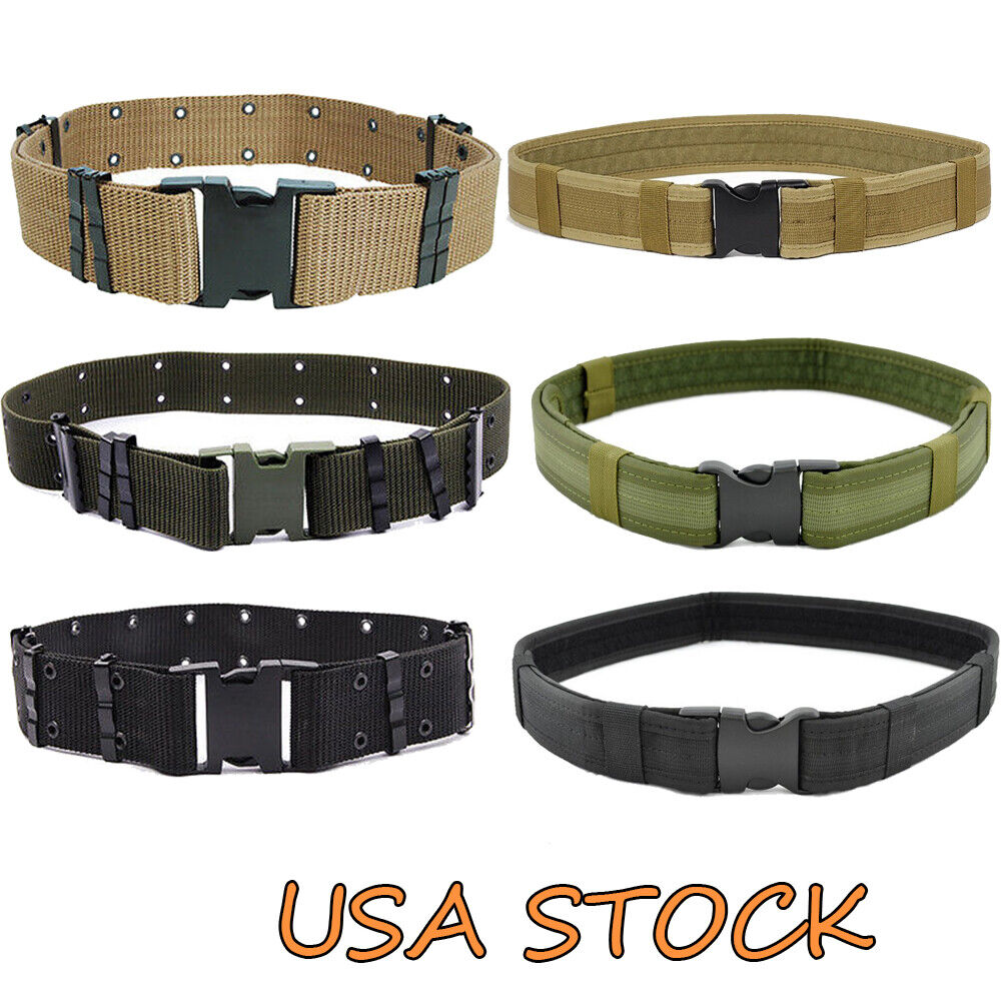 Adjustable Web Belt with Speed Clip Buckle, 1.25\