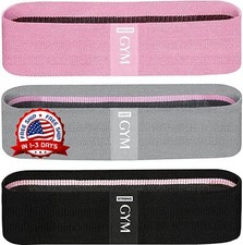 bandas de resistencia de tela para hacer ejercicio ligas accesorios gym set 3pcs