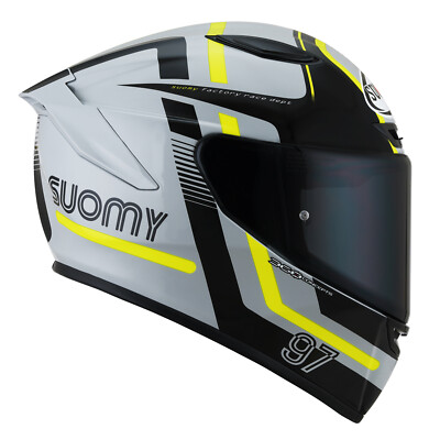 Suomy Track-1 Helmet - 97 Grey/Yellow - Choose Size