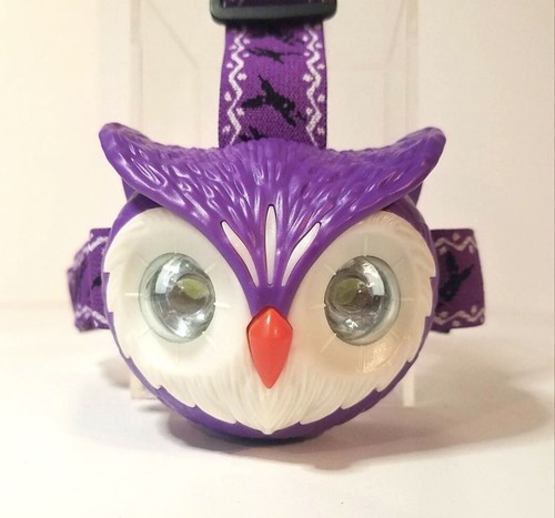 Kids Camp Headlamp Camping Flashlight, Purple Light And Sound