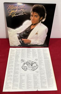 MICHAEL JACKSON - Thriller 1982 Vinyl LP Record w/ CoProducer