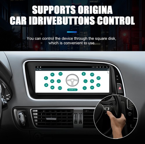 8.8" Android 14 Autoradio CarPlay 8-Core 128G Für Audi Q5 Concert/Symphony 09-16 - Bild 8 von 15