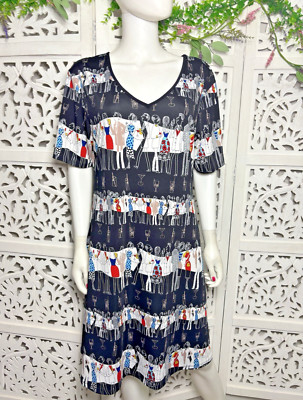 Gitane Women's People Cocktail Drinks Party Design Dress Made in Canada Size XL