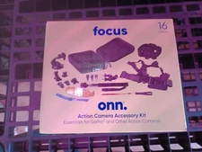 16 Pieces Onn. Action Camera Accessory Kit- Essentials for GoPro® & Others Mount