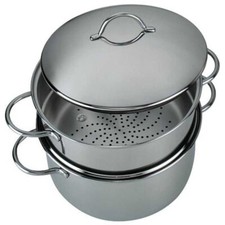 Pentola vapore Barazzoni con fondo 24 cm