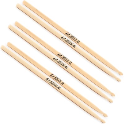 3 Pairs Pro-Mark LA5AW LA Special 5A Wood Tip Drum Sticks
