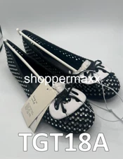 Women's Minnie Ballet Flats - A New Day, Black, Size 7.5