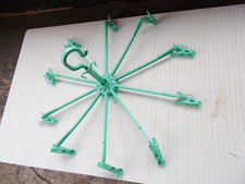 Vintage Retro Turquoise Lingerie  Hosiery Hanger 