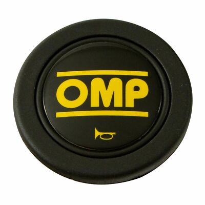 Black OMP Horn Button Car Steering Wheel Center Cap