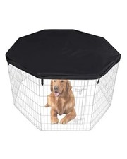 HiCaptain Pet Playpen Top Cover for Indoor and Outdoor Use - Escape-Proof and...